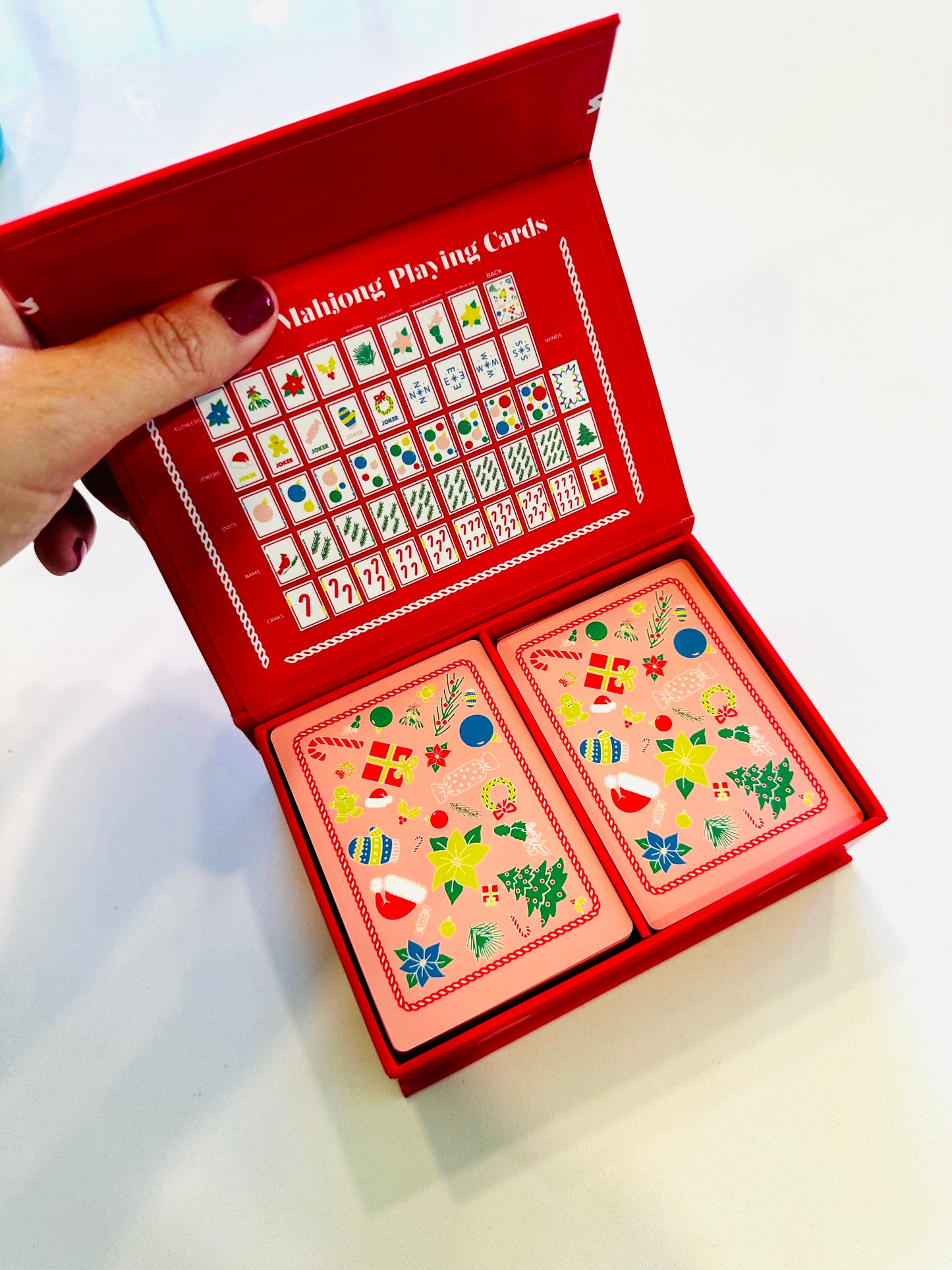 Christmas Mahjong Cards