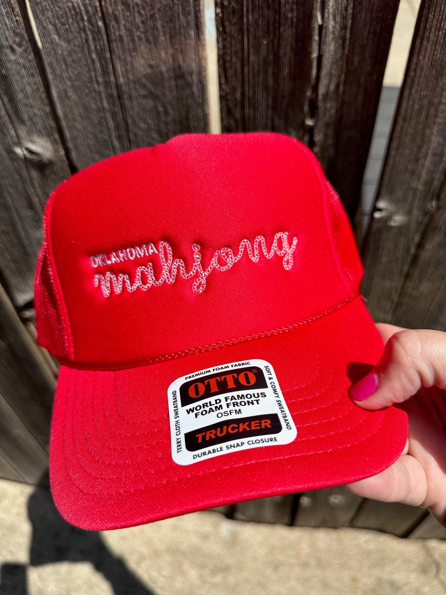 Mahjong Okie Hat