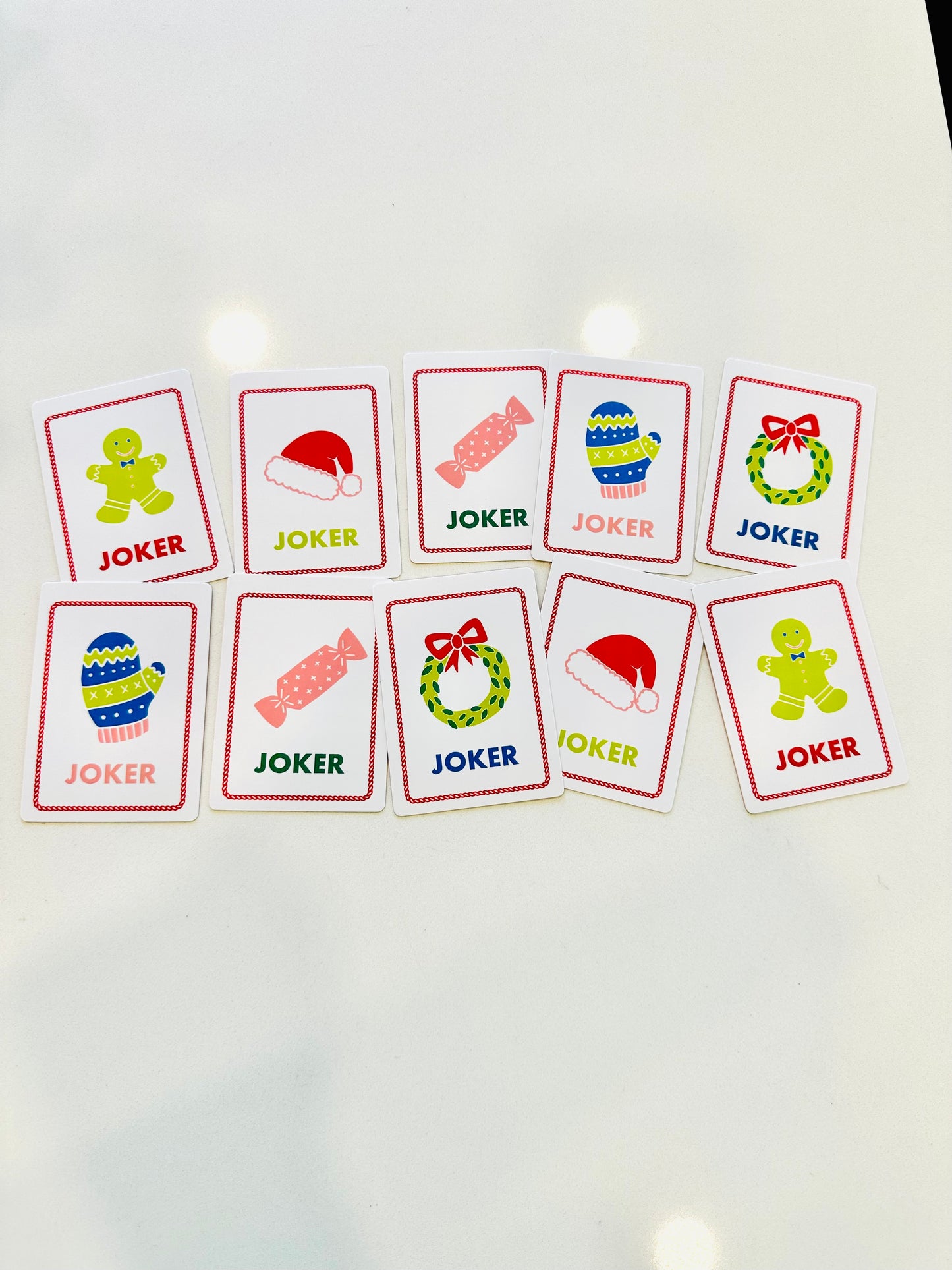 Christmas Mahjong Cards
