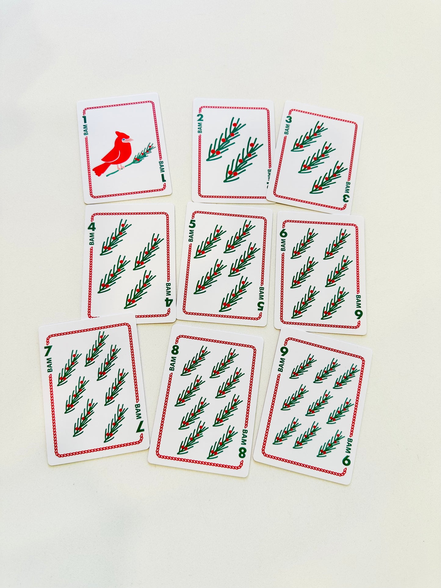 Christmas Mahjong Cards
