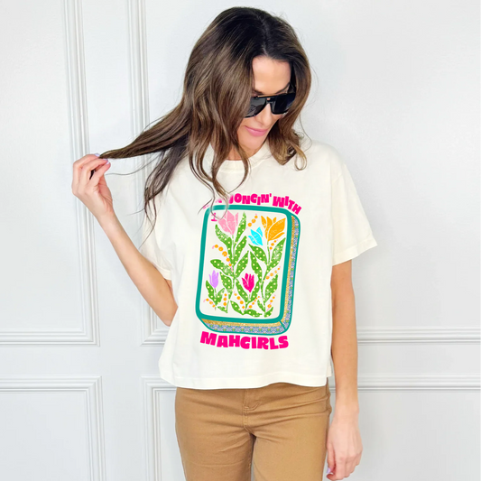 Mahjohgin with Mahgirls Crop Tee