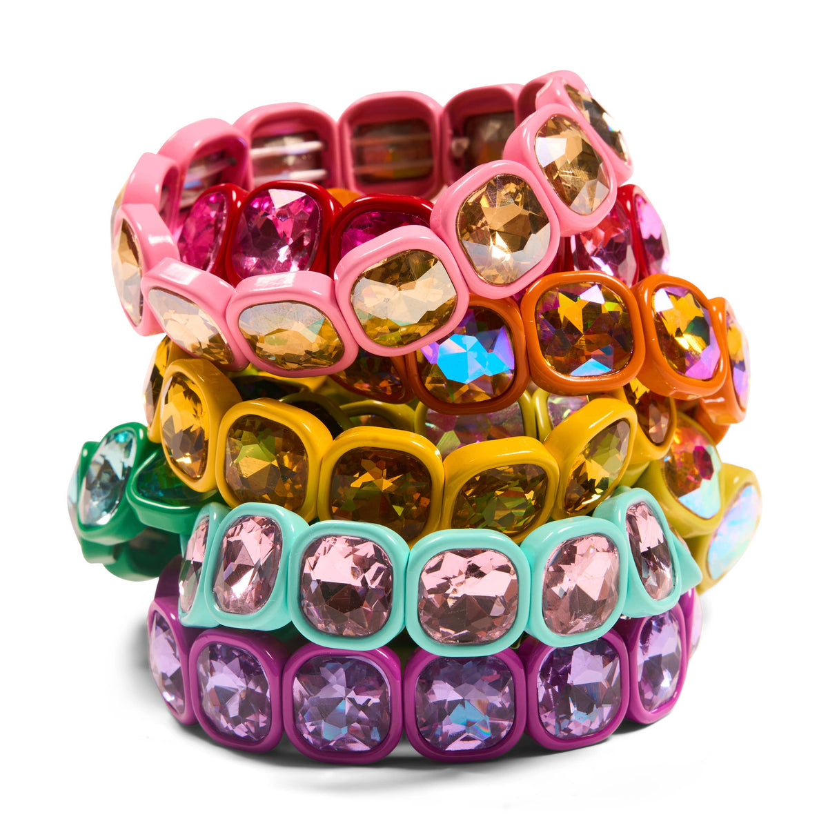 Ice Crystal Bracelets in Assorted Colors