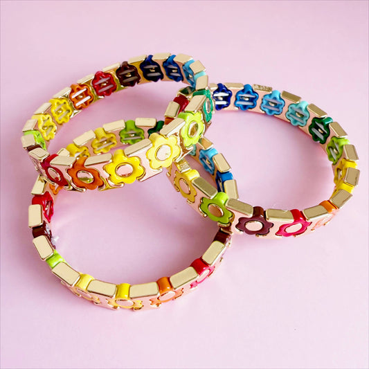 Flower Power Tile Bracelet
