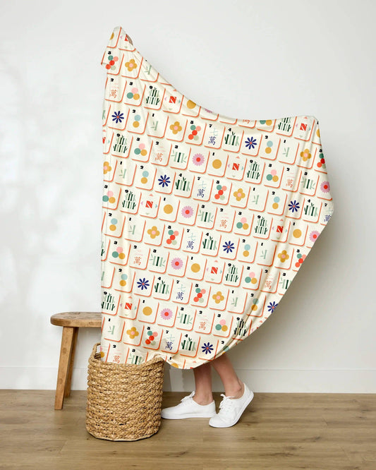 Tile Toss Butter Blanket - Mahjong